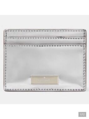 Kate Spade Bridget Slim Card Holder (Style KM559) Color: Mirror Metallic - NWT